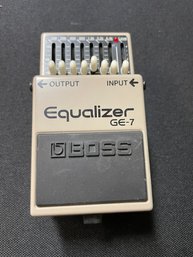 Boss GE-7 Equalizer Guitar Effect Pedal.