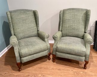 Pair Of La-Z-Boy Kimberly High Leg Reclining Chairs