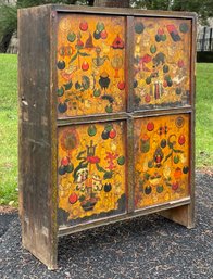 A Hand Painted Chinese Or Tibetan Cabinet, 1920's-30's