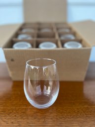 Luminarc - Lot Of 12 Stemless Wine Glasses