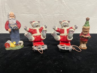 Christmas Figurine Lot