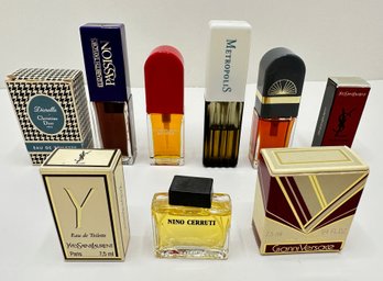 9 Perfume Bottles: Dior, Versace, YSL & More, Mostly New, Some Vintage