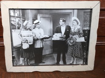 Interesting Promotional Photo From I LOVE LUCY - At US Customs Office - Cool I Love Lucy Collectible !