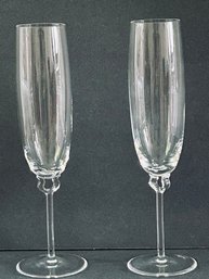 2 Vintage  Rosenthal-Linie 9' Tall Champagne Glasses No Issues