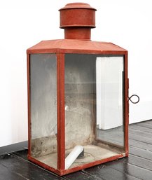 A Vintage Metal Lantern