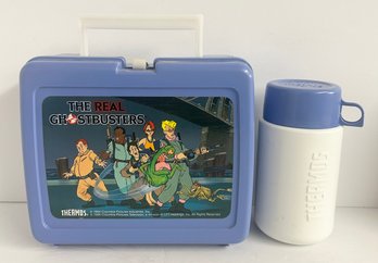 1986 Ghostbusters Lunch Box With Thermos