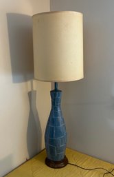Tall Mid Century Modern Shingle Lamp