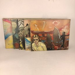 Set Of 5 Paintings By Claude Eric Lachaud