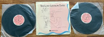 John Lennon The Lost Lennon Tapes Double Vinyl LP Broadcast Aug. 13 1990 Sides 1-4  ( READ Description)