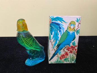 Vintage Avon Island Parakeet Charisma Cologne Bird Bottle