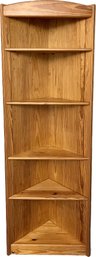 This End Up Furniture Co. Southern Pine Corner Wall Unit