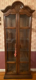 Two Door Glass Front Curio Cabinet