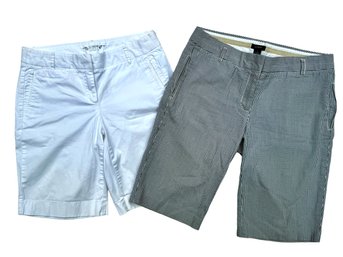 Duo Of J Crew Bermuda Shorts