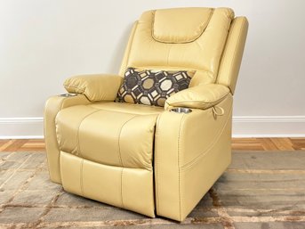 An Irene House Large Power Recliner - Lay Flat In The Comfort Of Leather - BRAND NEW, Never Used