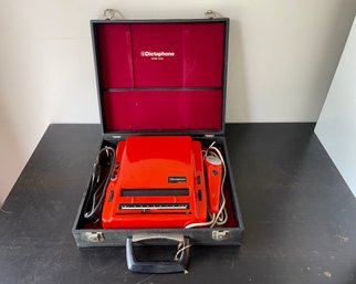 Dictaphone Series 400 Model Ultravox U401 In Original Carrying Case, Made In Switzerland