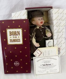 1989 ' Little Sherlock' Porcelain Doll - First Issue In The Born To Be Famous Collection