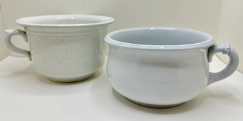 2 Vintage Chamber Pots, One By Maddock & Gater, Staffordshire