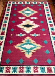 A Vintage Southwestern Wool Rug