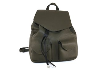 Zara Basic Green Backpack