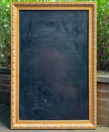 A Chalk Board In Gilt Wood Frame