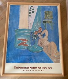 Framed Matisse Museum Poster