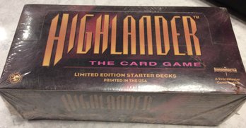 1995 Highlander The Card Game 12 Limited Edition Starter Decks Sealed Box - L