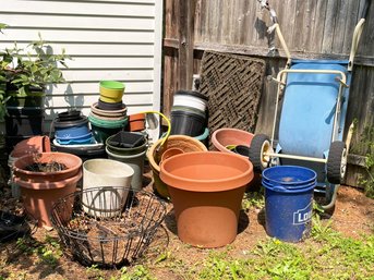 Outdoor Planters, Pots, And Garden Stuff