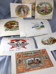 Lot 3 Of 3 - Over 15 Genuine Vintage Cigar / Cigar Box Label - ALL FROM CUBA / HAVANA - Very Hard To Find !