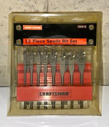 New In Box Craftsman 13-Piece Spade Bit Set