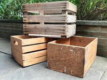 Vintage Wood Crates