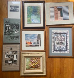 Collection Of Various Art Work Lot 1 - Photography, Watercolor, Still Life Painting, Some Signed And Numbered