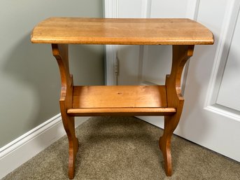 Vintage Pine Library Table