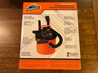 2.5 Gallon ArmorAll Wet/Dry Vac - New And Unopened