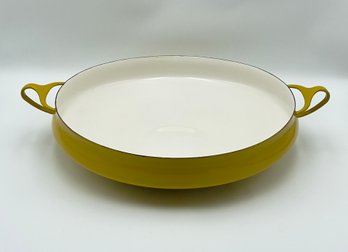 Vintage Large 13.5-Inch Dansk Kobenstyle Enameled Paella Pan By Jens Quistgaard