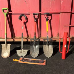 Shovels, Fiskars Knife, 14 Lb Post Drive With Handles And More
