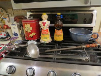 The Remaining Contents Of The Kitchen, In The Cabinets, On The Stove, On The Counters, Etc.