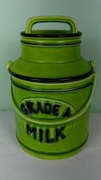 Ceramic Milk Jug Cookie Jar