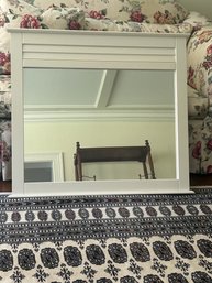 White Wooden Mirror