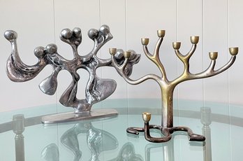 Judaica - Metalwork Menorahs Just In Time For The Season