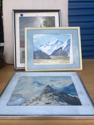 3 Paintings, Signed, JK Patterson