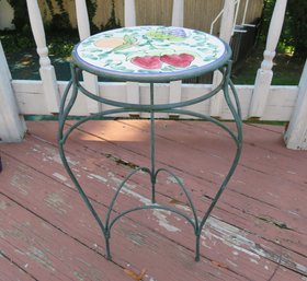 Fruit Ceramic Iron Plant Stand 1 Of 3