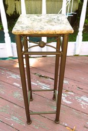 Marble Top Plant Stand