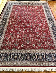 A Fine Quality Hand Knotted And Dyed Persian Carpet (Pakistan)