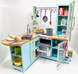 American Girl Gourmet Kitchen For 18' Dolls  With Dozens Of Accessories