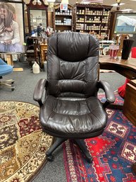 Leather Office Chair On Wheels