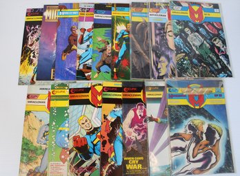 Eclipse Comics- A Collection  Of 16  America's #1 Hero! MIRACLEMAN  #1 & #2  And More  Lot-TCW