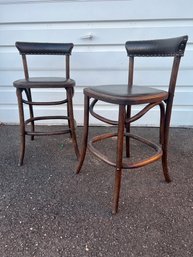 Two Lucas POTTERY BARN Stools