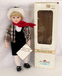 At Home With Classics Porcelain Boy Doll