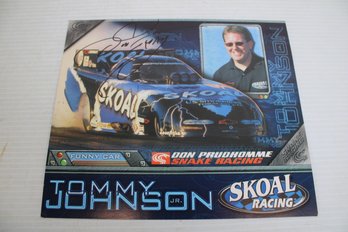 Autographed Skoal Racing 8x10 Photo Signed By NHRA Don Prudhomme