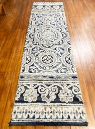 A Hooked Indian Wool Runner